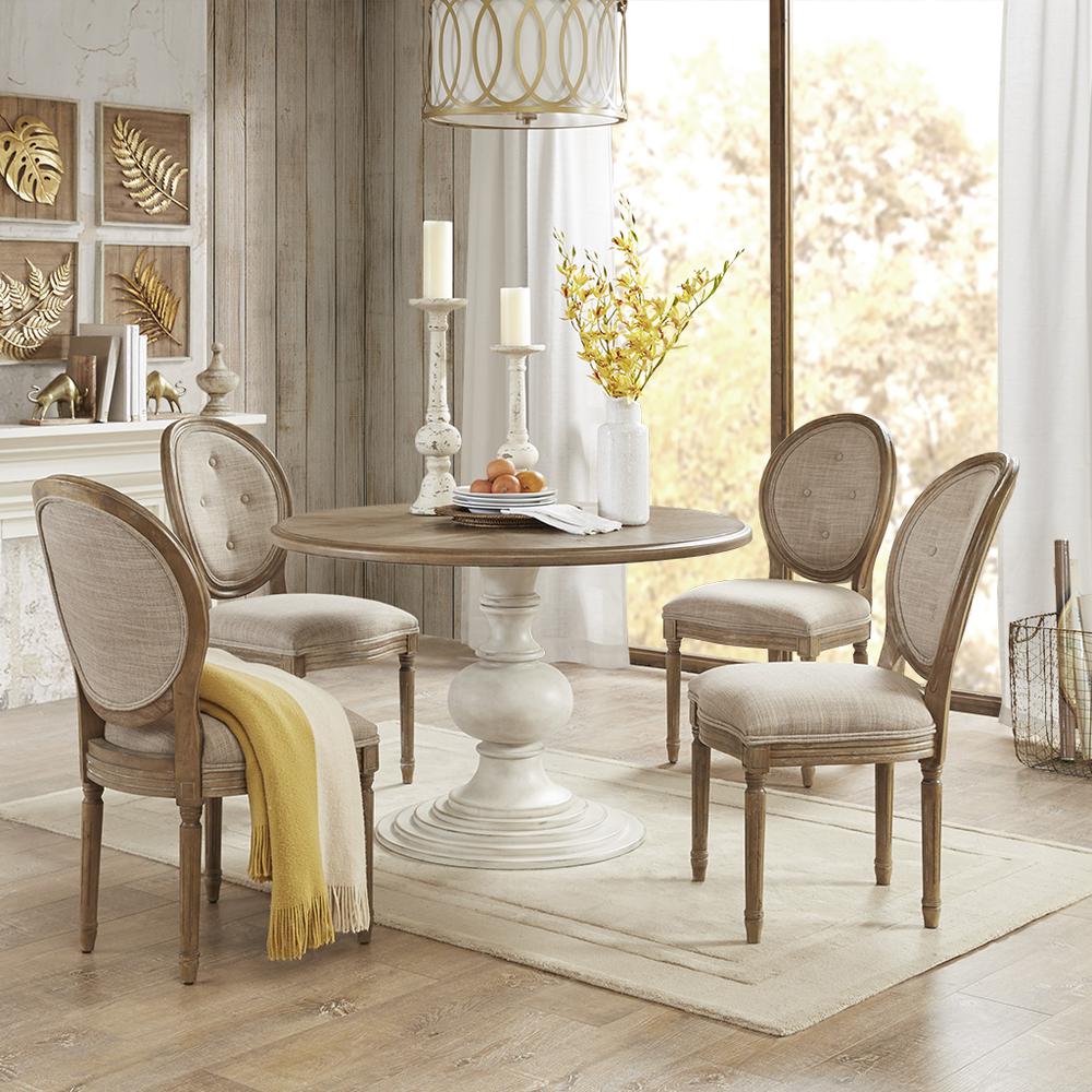 46" Round Pedestal Dining Table. Picture 4