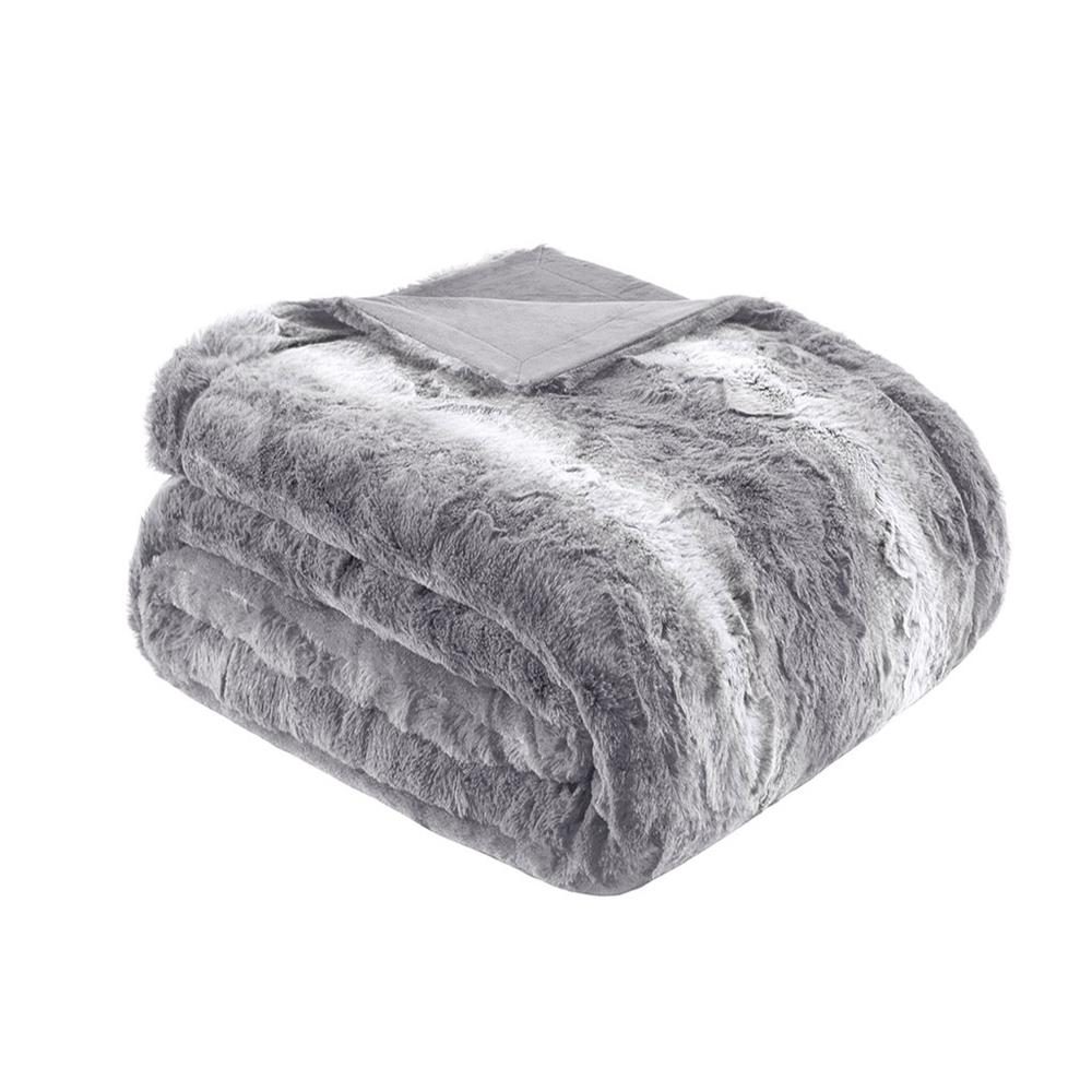 Oversized Faux Fur Throw. Picture 3