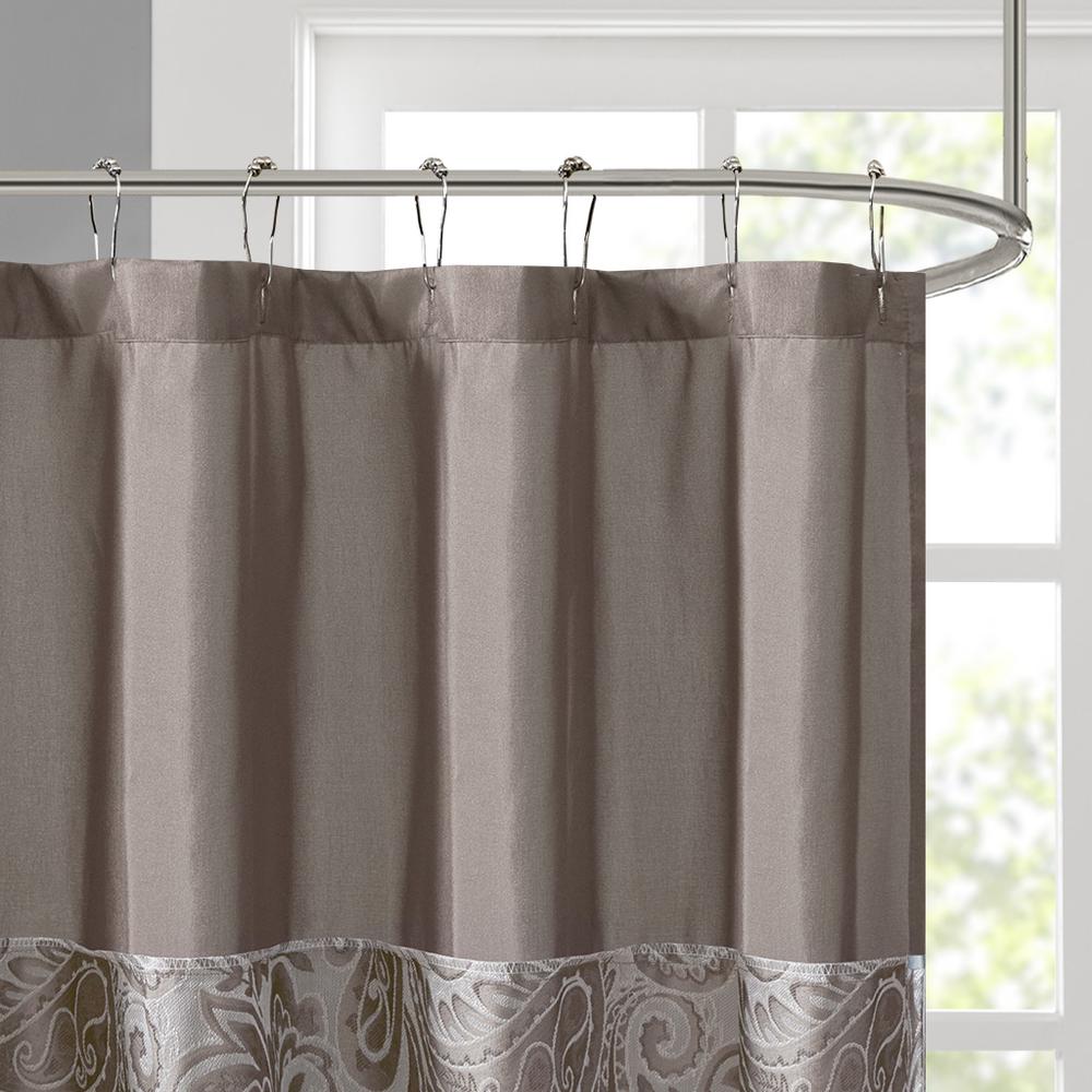 Jacquard Shower Curtain. Picture 1