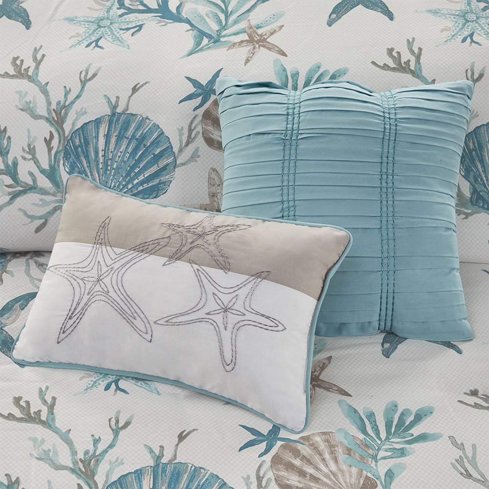 6 Piece Cotton Sateen Duvet Cover Set. Picture 1