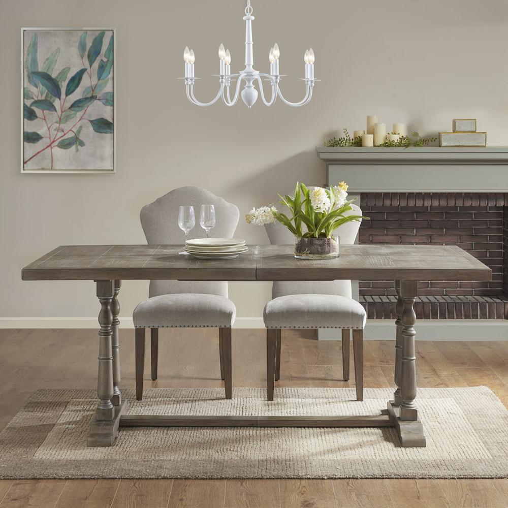 8-Light Traditional Metal Chandelier. Picture 3