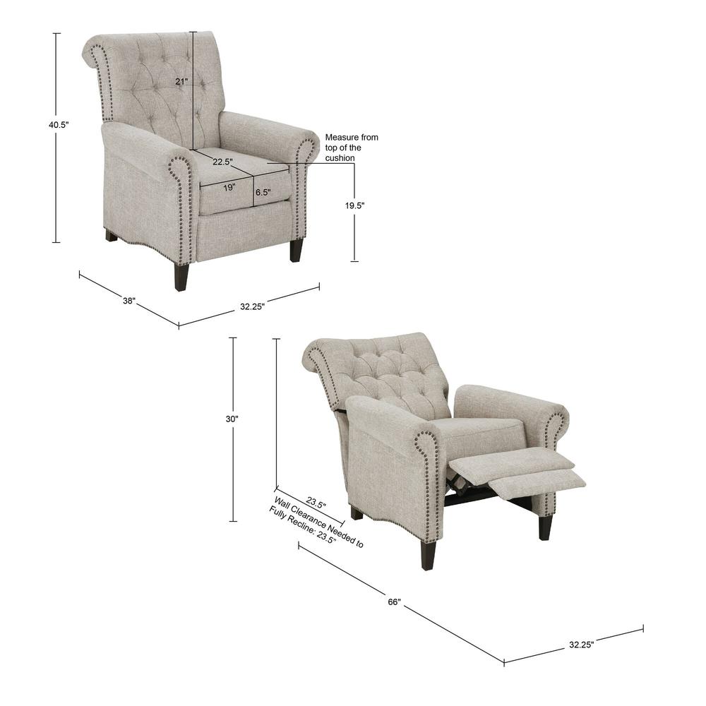 Push Back Recliner. Picture 2