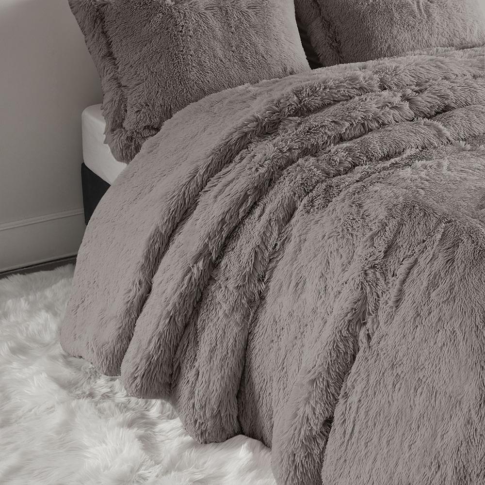 Shaggy Fur Duvet Cover Set. Picture 1