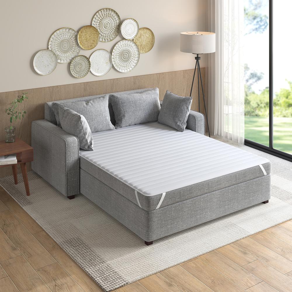 Ultra-Soft Microfiber Waterproof Sofa Bed Mattress Pad. Picture 4