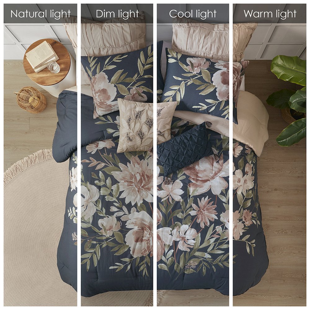 8 Piece Cotton Comforter Set. Picture 5
