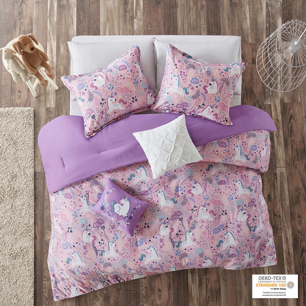Unicorn Cotton Comforter Set. Picture 4