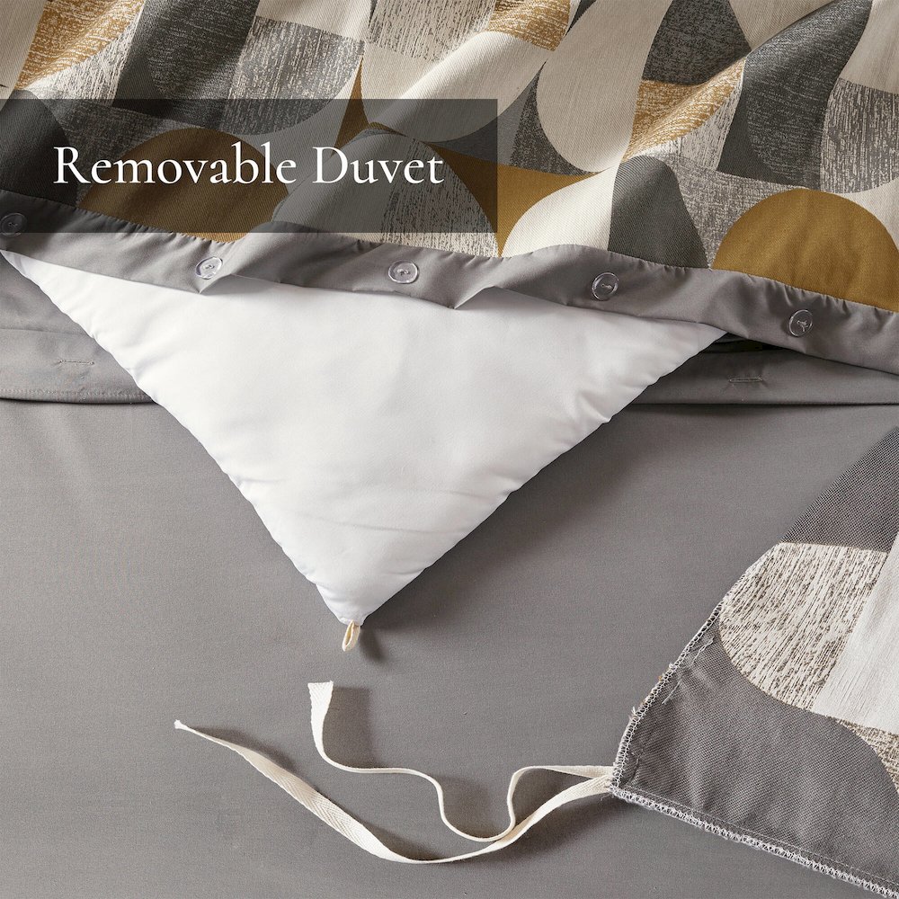 Jacquard Oversized Duvet Style Comforter Set. Picture 5