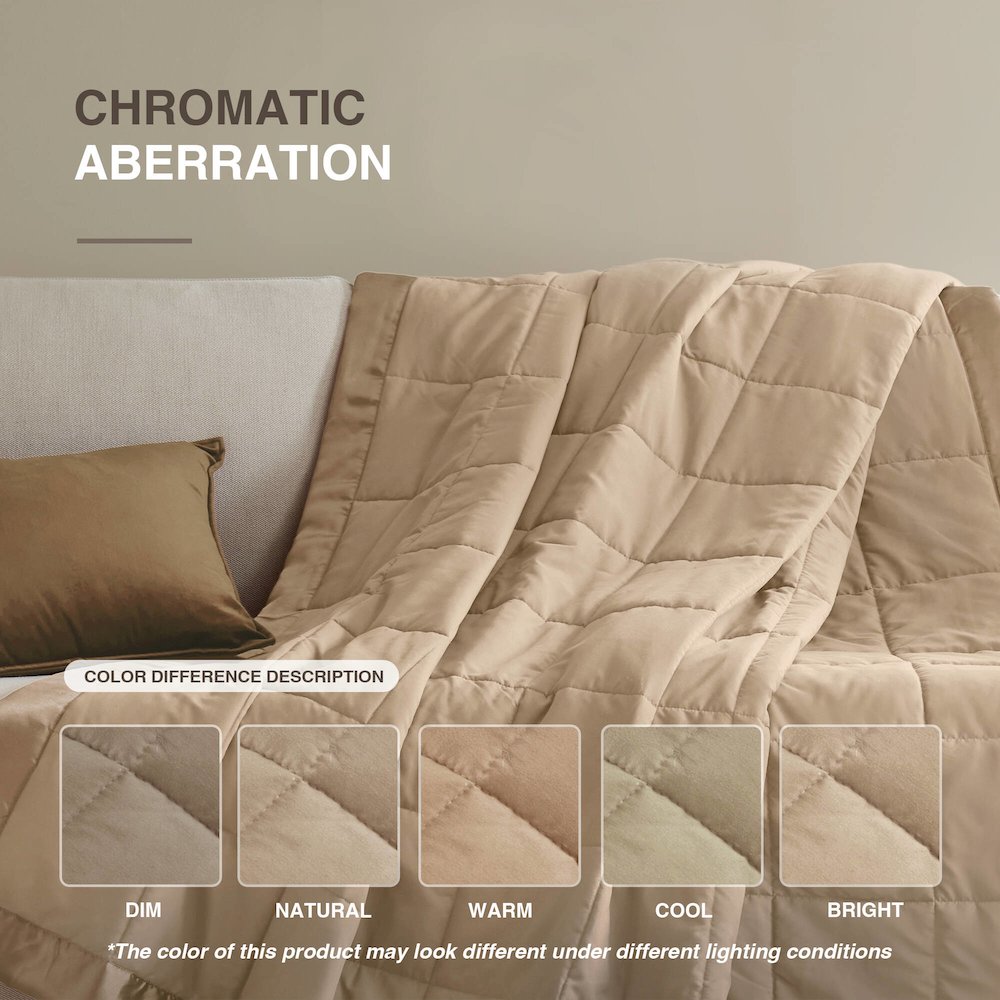 Windom Lightweight Down Alternative Blanket with Satin Trim. Picture 5
