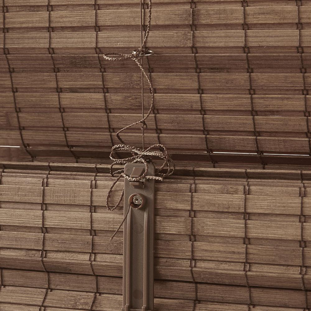 Bamboo Light Filtering Roman Shade 64"L. Picture 5