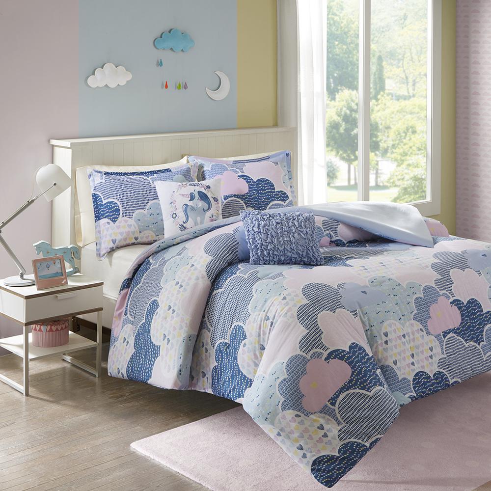 Cotton Printed Duvet Cover Set. Picture 1