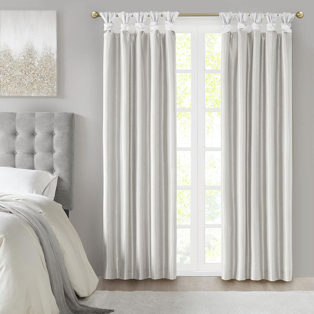 Twist Tab Total Blackout Window Curtain Panel. Picture 3