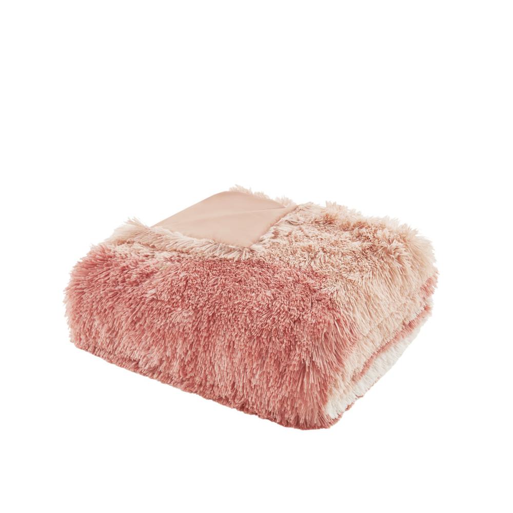 Ombre Shaggy Faux Fur Duvet Cover Set. Picture 2