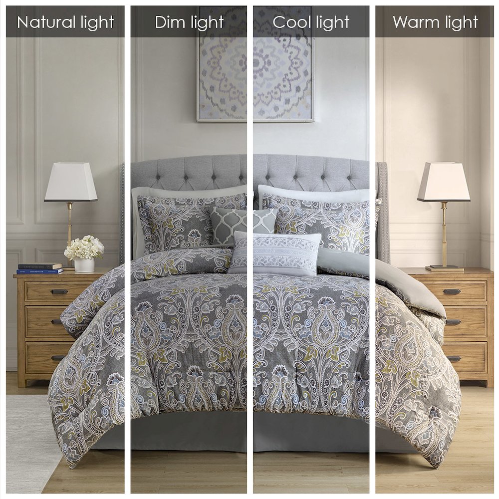 6 Piece Cotton Comforter Set. Picture 3