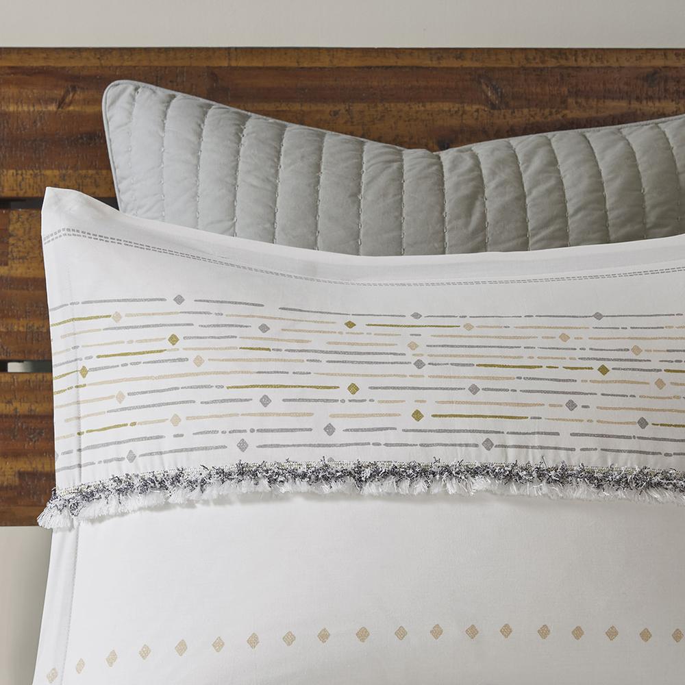 Boho Stripe Tassel Comforter Set, Belen Kox. Picture 2