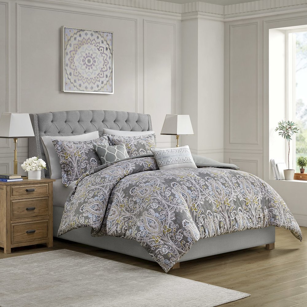 5 Piece Cotton Duvet Cover Set. Picture 2