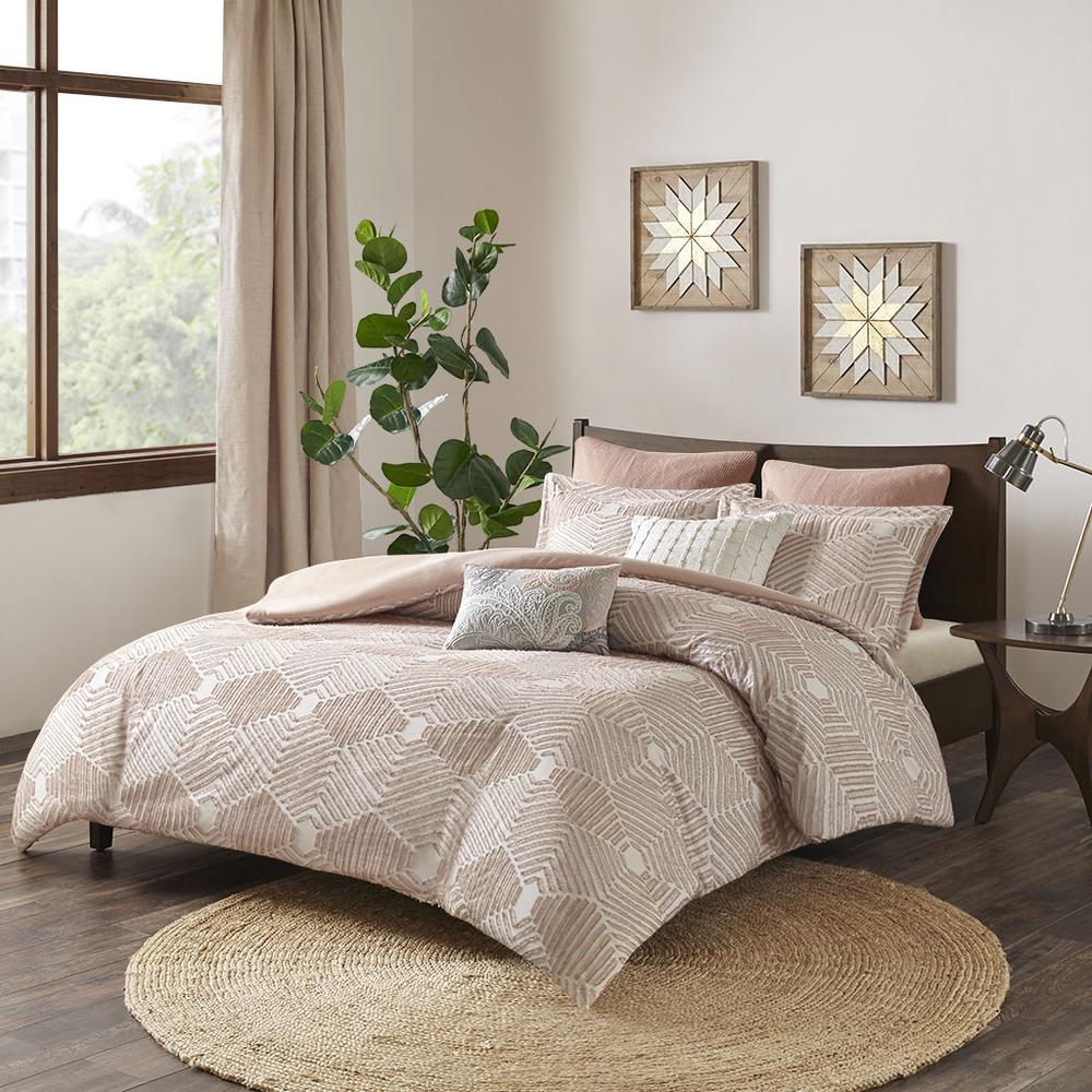 Cotton Jacquard Duvet Cover Set. Picture 4