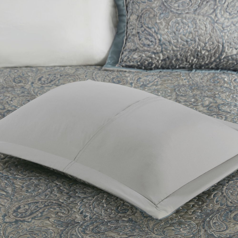 5 Piece Jacquard Bedspread Set with Throw Pillows. Picture 2