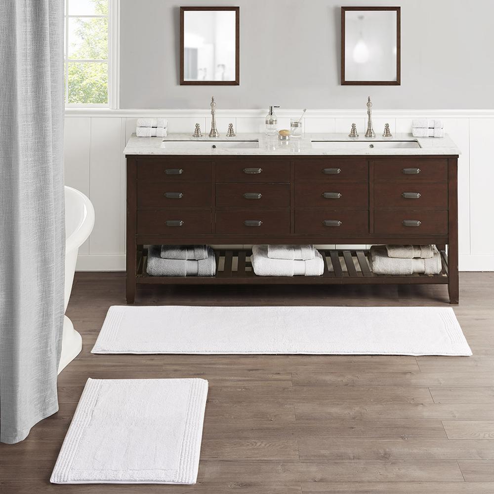 100% Cotton Tufted 3000 GSM Reversible Bath Rug. Picture 4