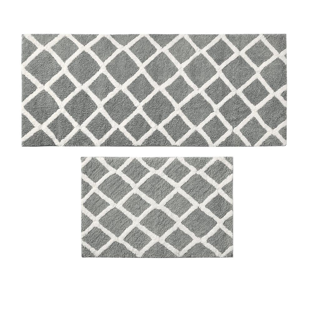 Reversible High Pile Tufted Microfiber Bath Rug. Picture 5