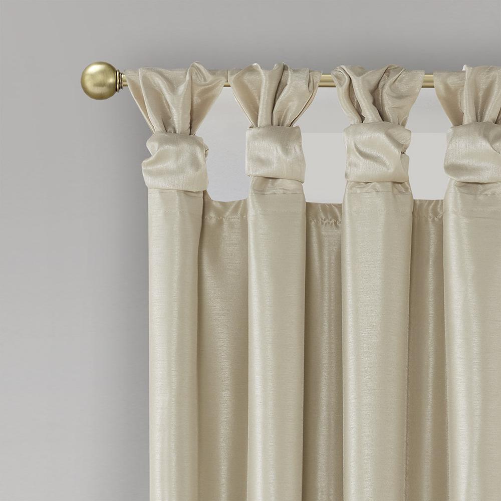 Twist Tab Total Blackout Window Curtain Panel. Picture 2