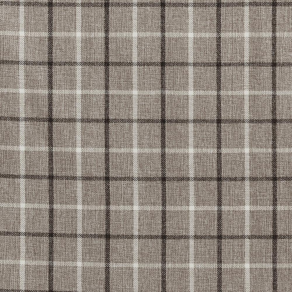 Plaid Rod Pocket and Back Tab Curtain Panel with Fleece Lining. Picture 3