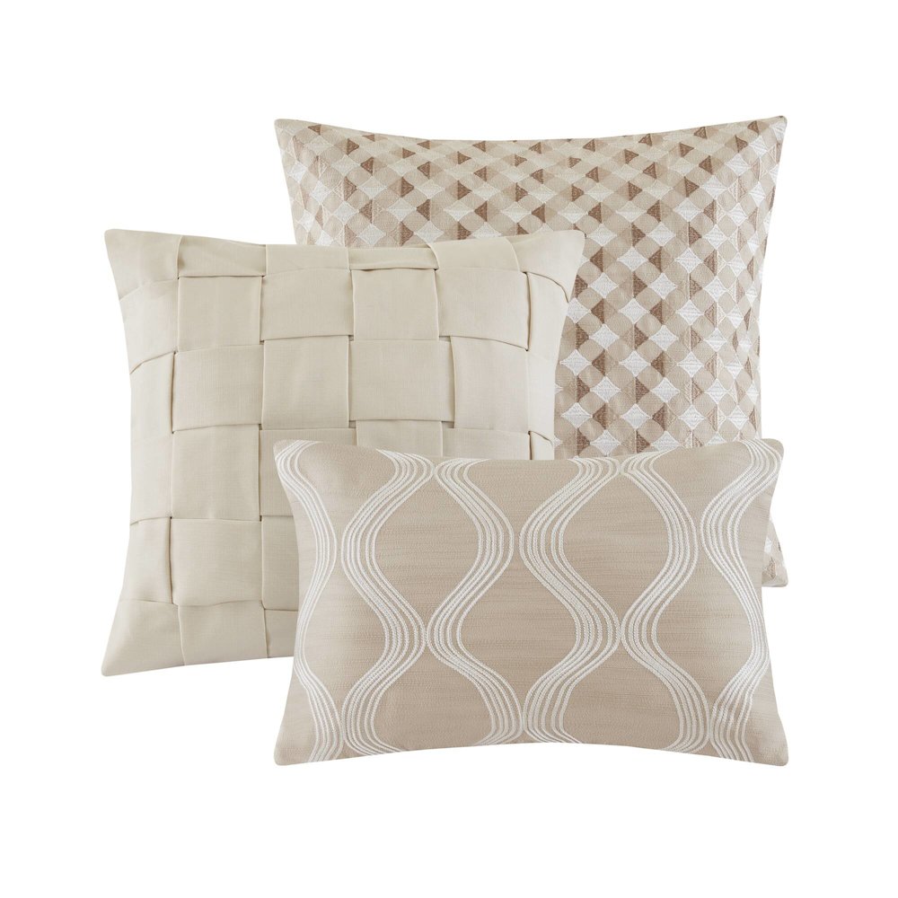 Shades of Serenity Jacquard Comforter Set. Picture 4