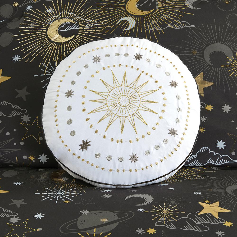 Starry Sky Metallic Comforter Set with Throw Pillow. Picture 1