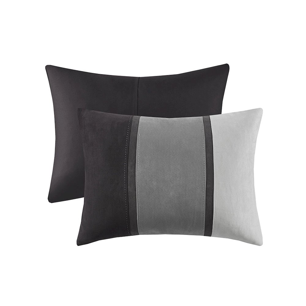 7 Piece Faux Suede Comforter Set. Picture 2