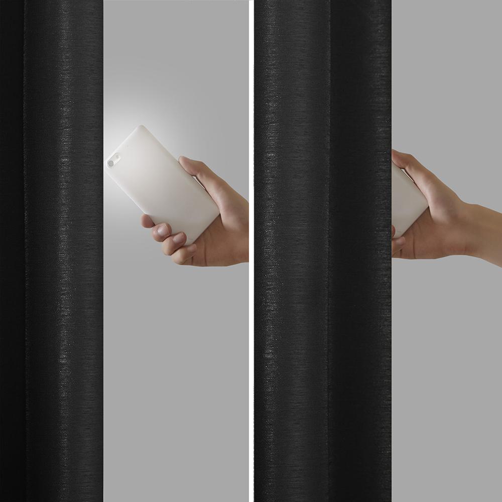 Twist Tab Total Blackout Window Curtain Panel. Picture 4