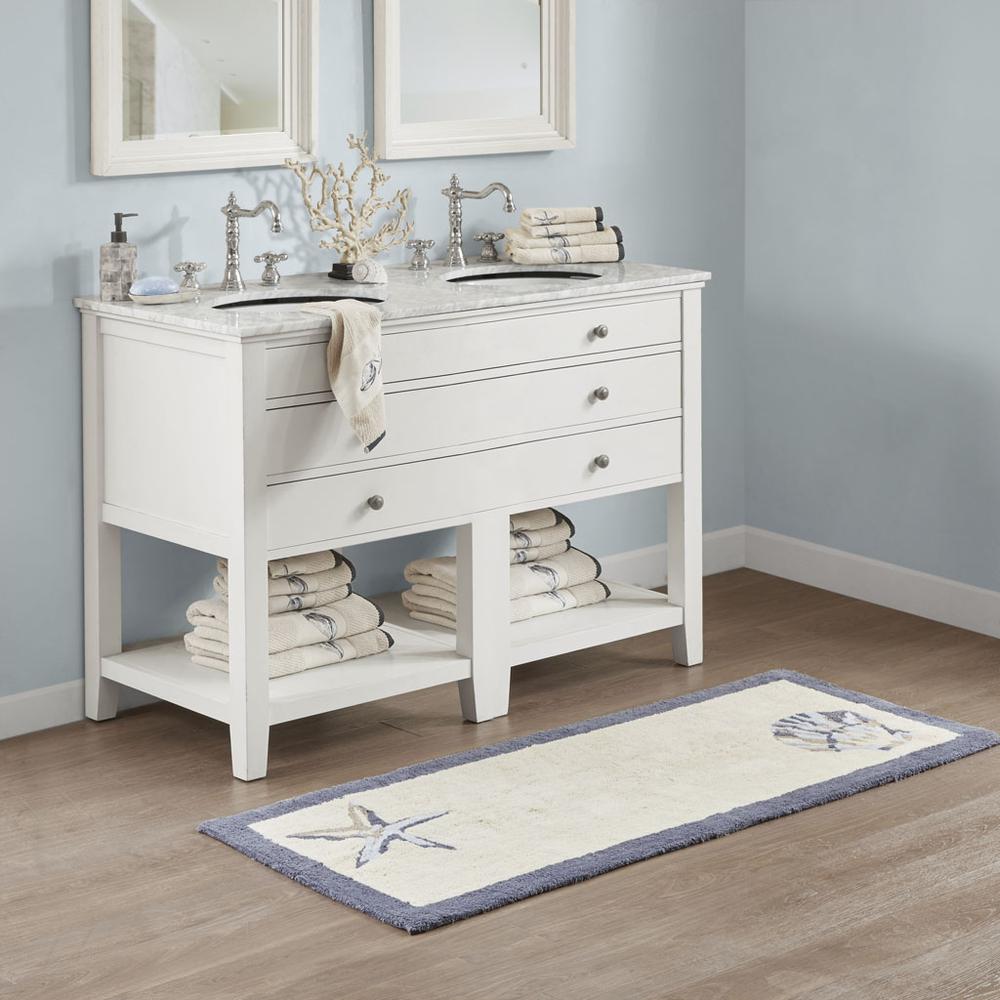 Reversible High Pile Tufted Bath Rug. Picture 1
