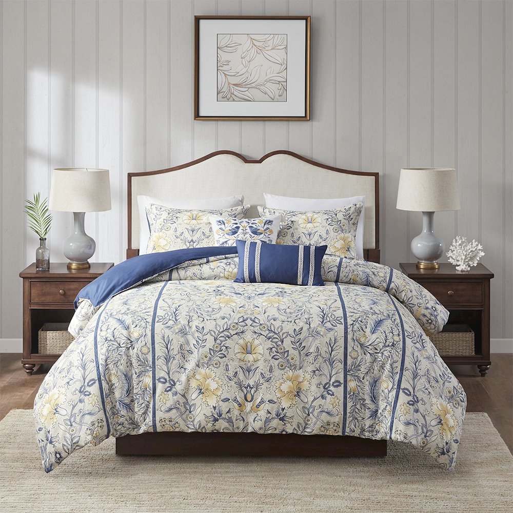 5 Piece Cotton Duvet Cover Set. Picture 5