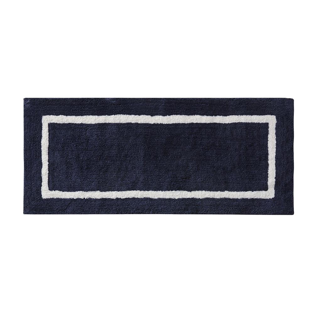 Reversible High Pile Tufted Microfiber Bath Rug. Picture 1
