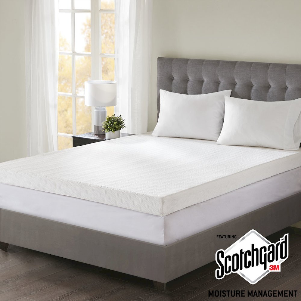 4" Memory Foam Mattress Topper. Picture 4