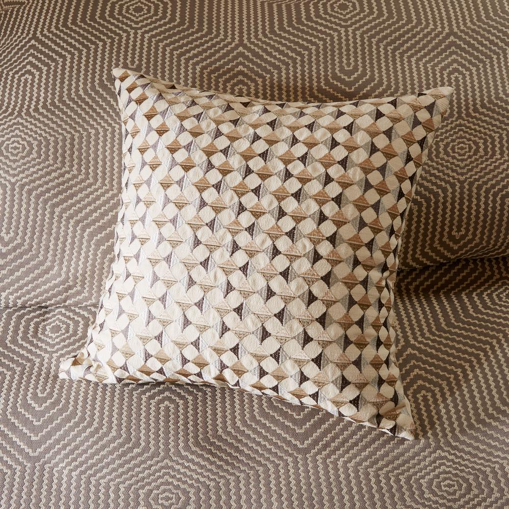 Shades of Grey Comforter Set, Grey color. Picture 5