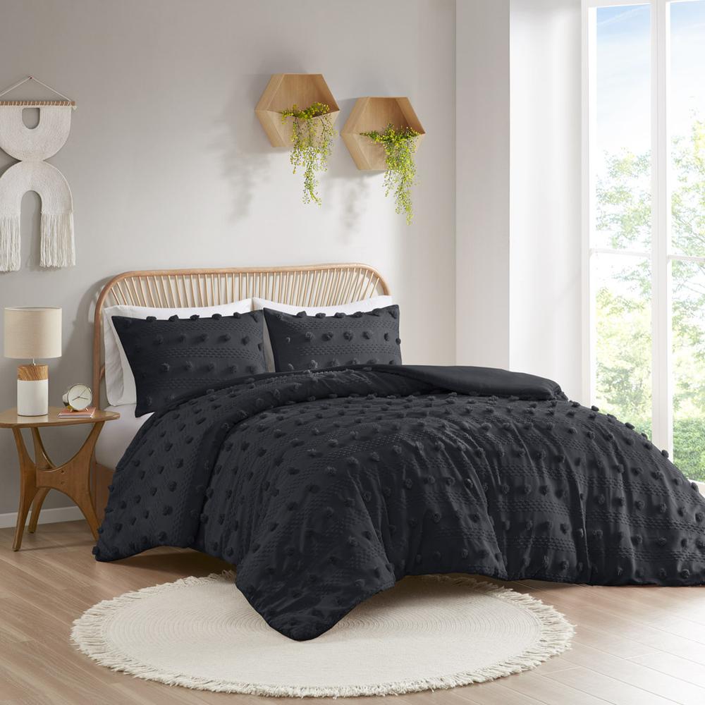 Clip Jacquard Duvet Cover Set. Picture 5