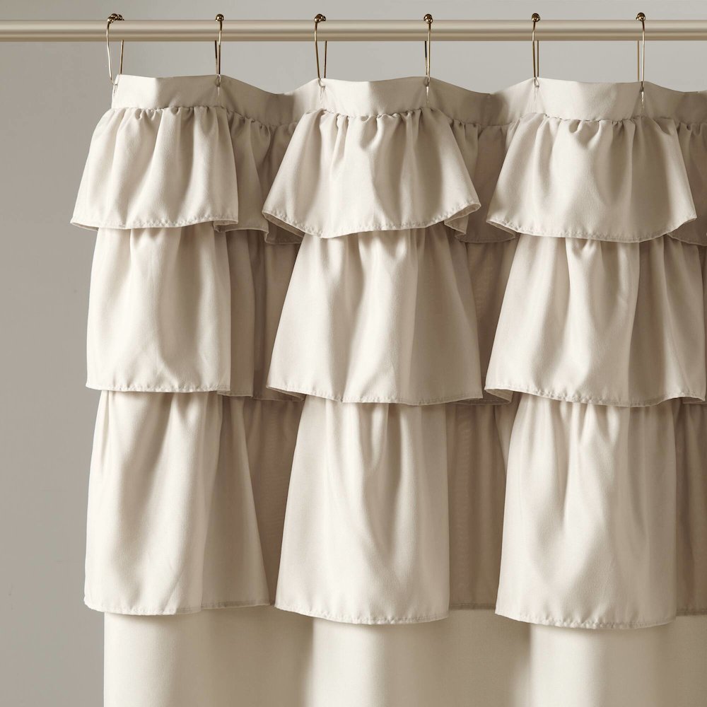 Grace Ruffled Shower Curtain. Picture 4