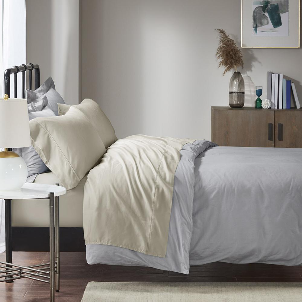 Cotton Blend 4 PC Sheet Set. Picture 4