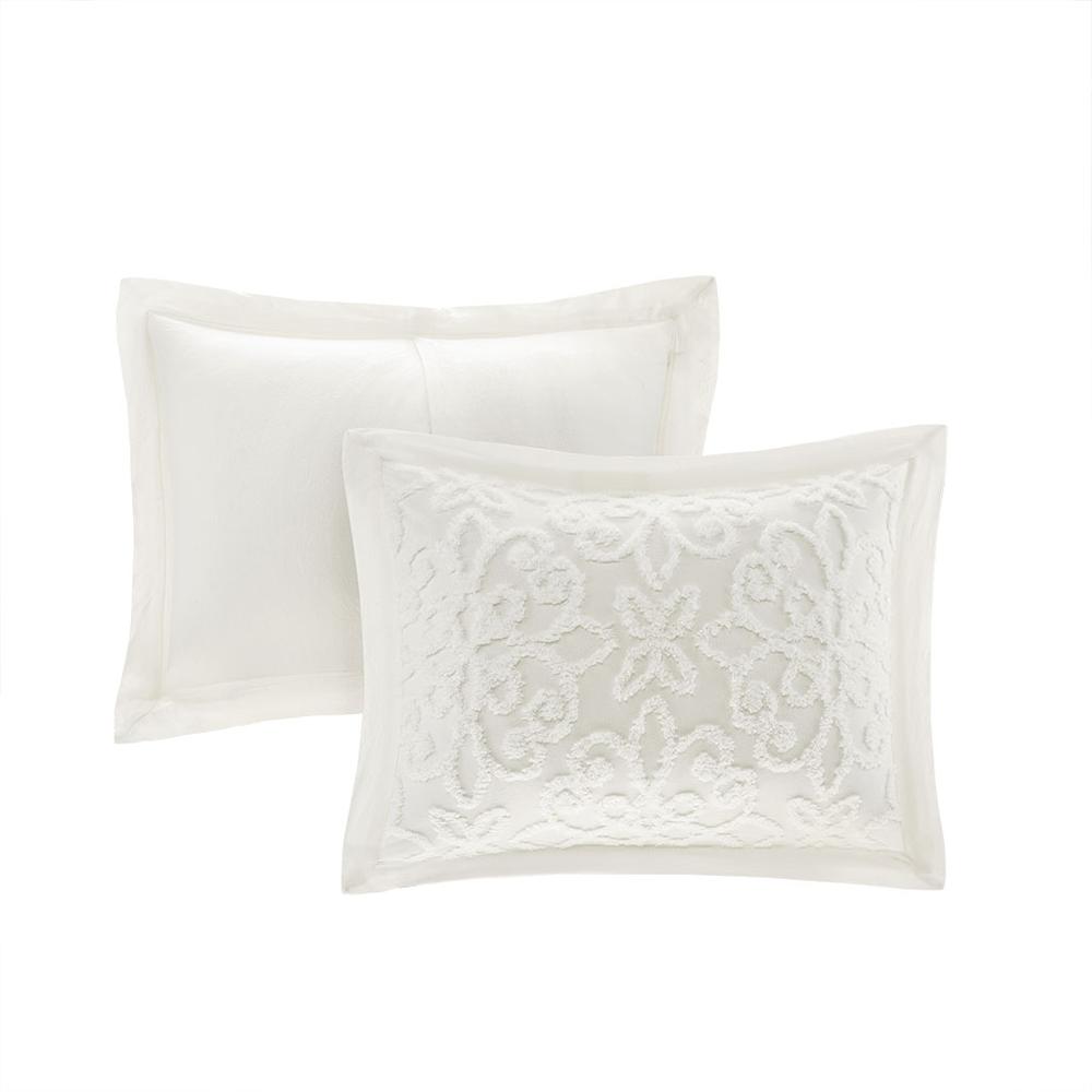 3 Piece Tufted Cotton Chenille Bedspread Set. Picture 3