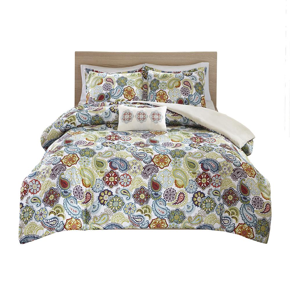 Tamil Comforter Set, Multi color. Picture 2