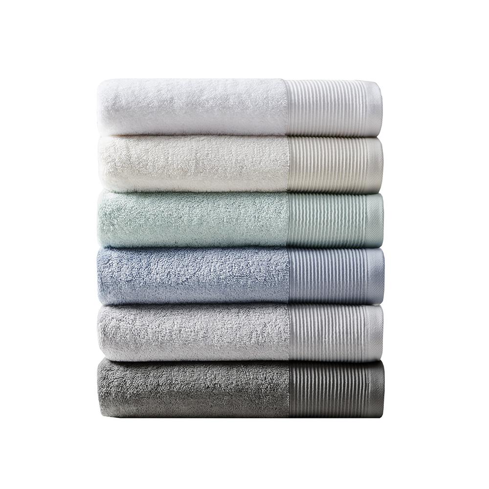 Cotton Tencel Blend Antimicrobial 6 Piece Towel Set. Picture 3