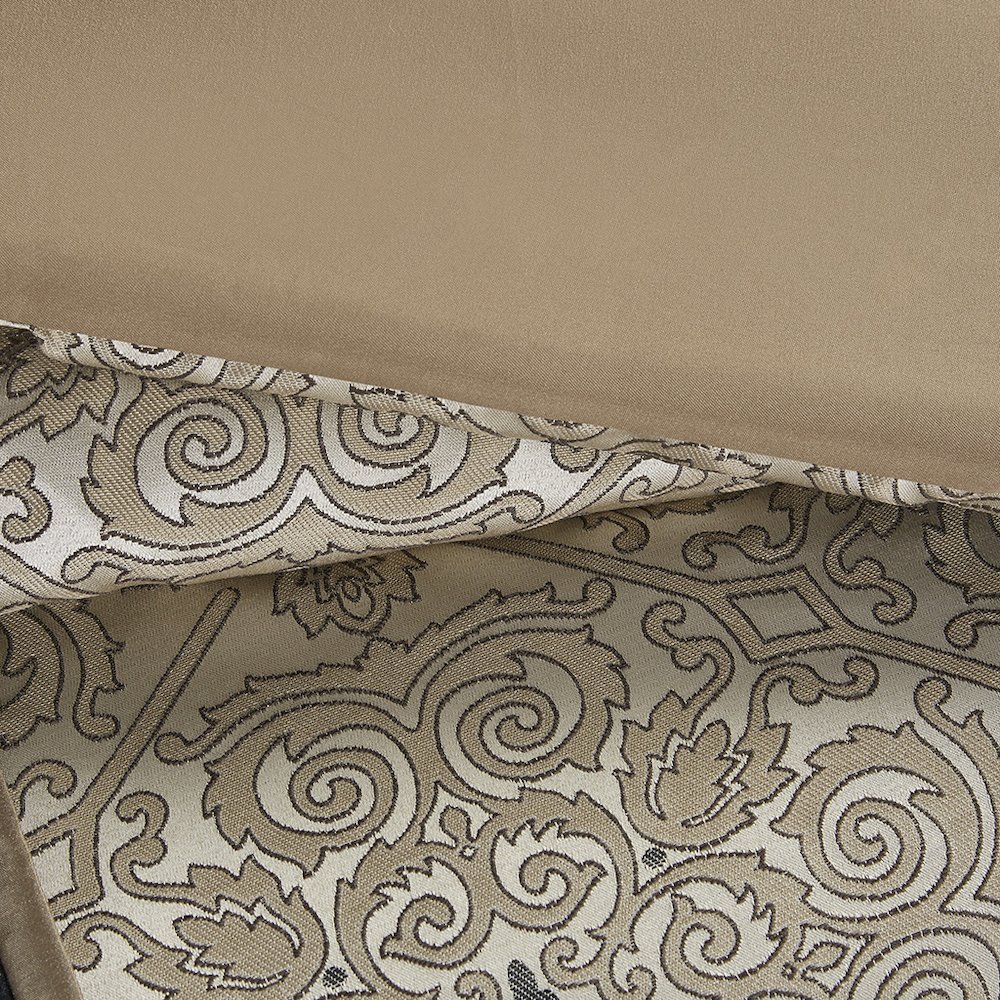 7 Piece Jacquard Comforter Set with Throw Pillows. Picture 5