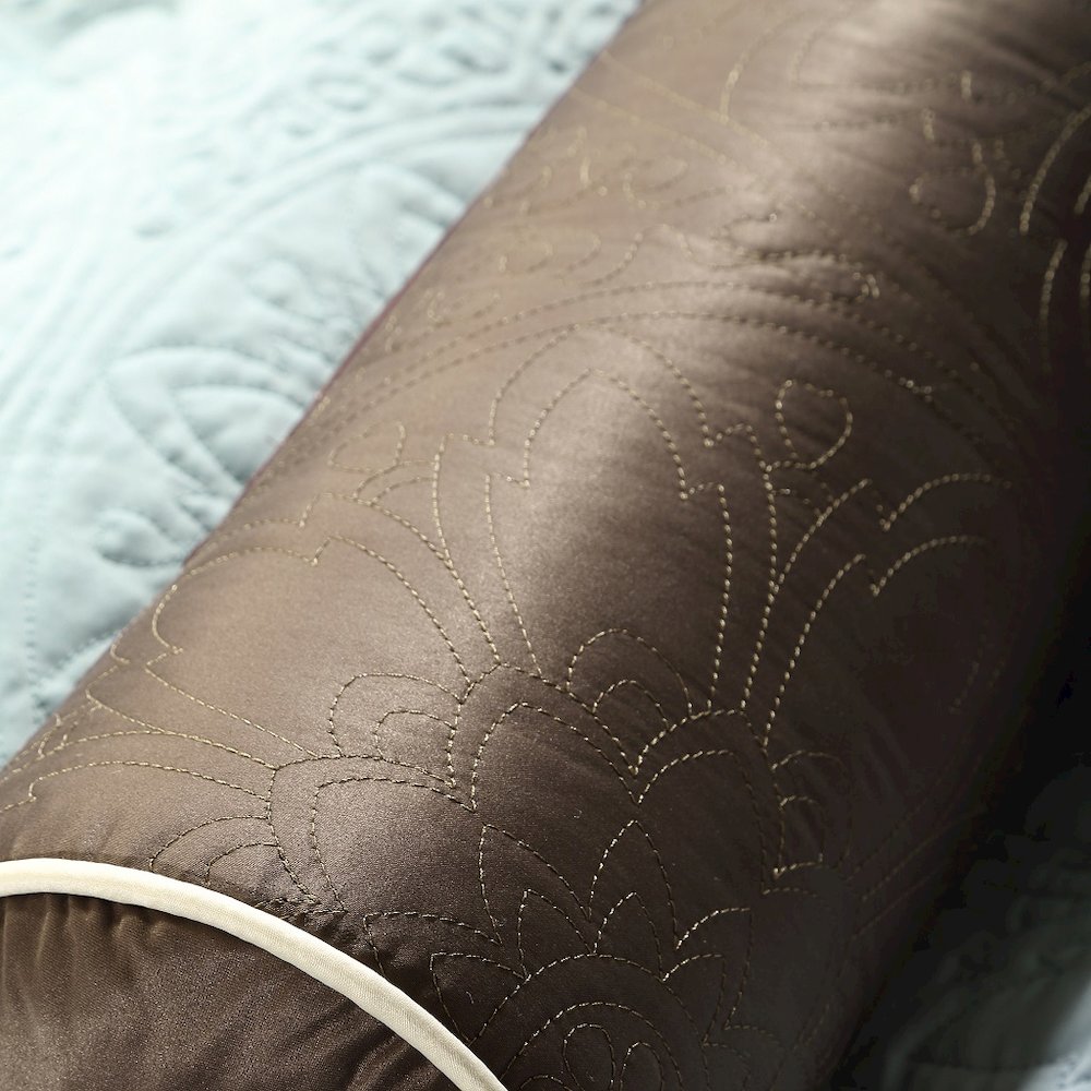 9 Piece Charmeuse Comforter Set. Picture 1