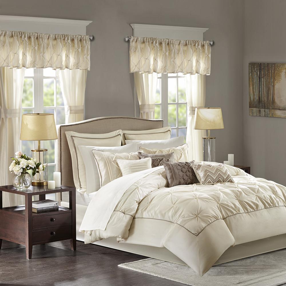 Joella 24 Piece Room in a Bag, Ivory color. Picture 4