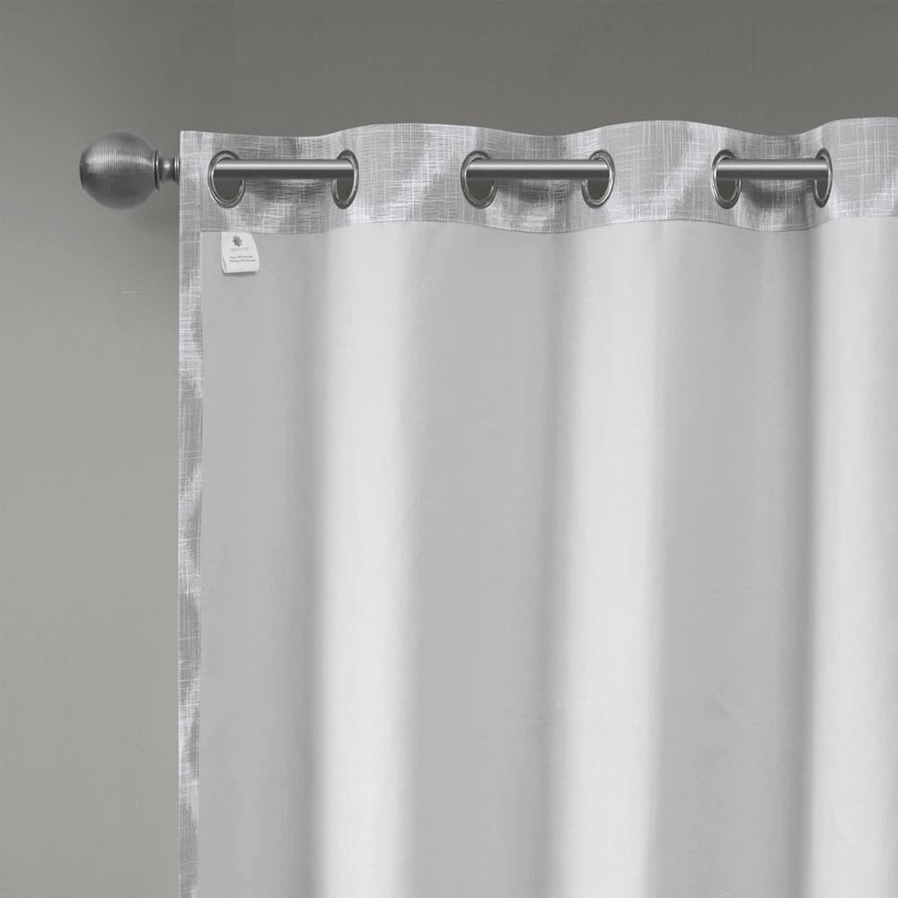 Printed Ikat Blackout Curtain Panel. Picture 1