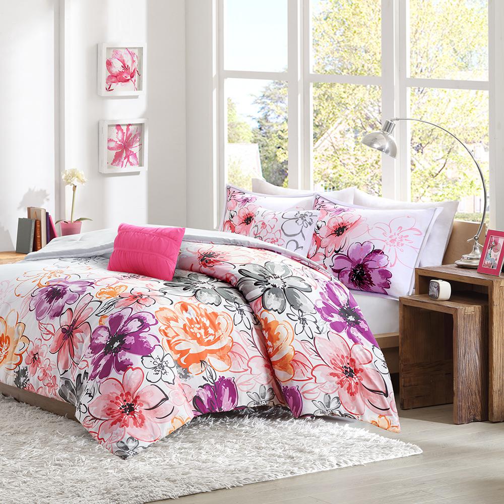 Floral Comforter Set. Picture 4
