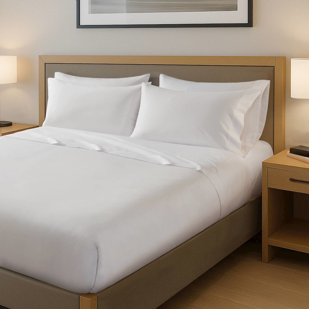 Plain Weave Essential Microfiber Sheet Set. Picture 4