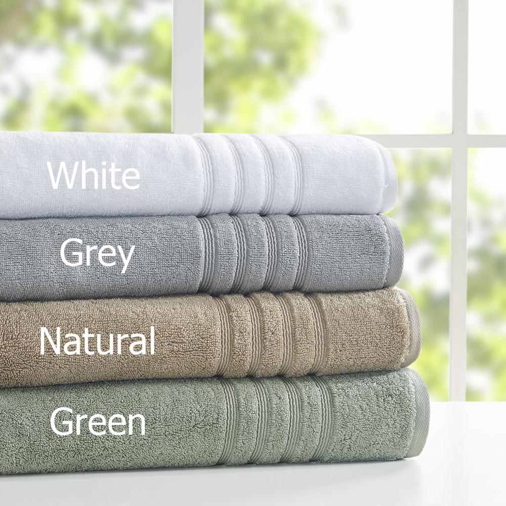 Sustainable Antimicrobial Bath Towel 6 Piece Set. Picture 1