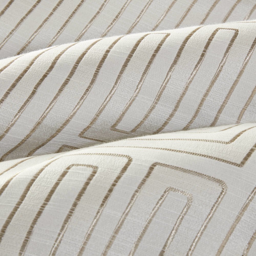 Royce 10 Piece Luxury Jacquard Comforter Set, Ivory color. Picture 4
