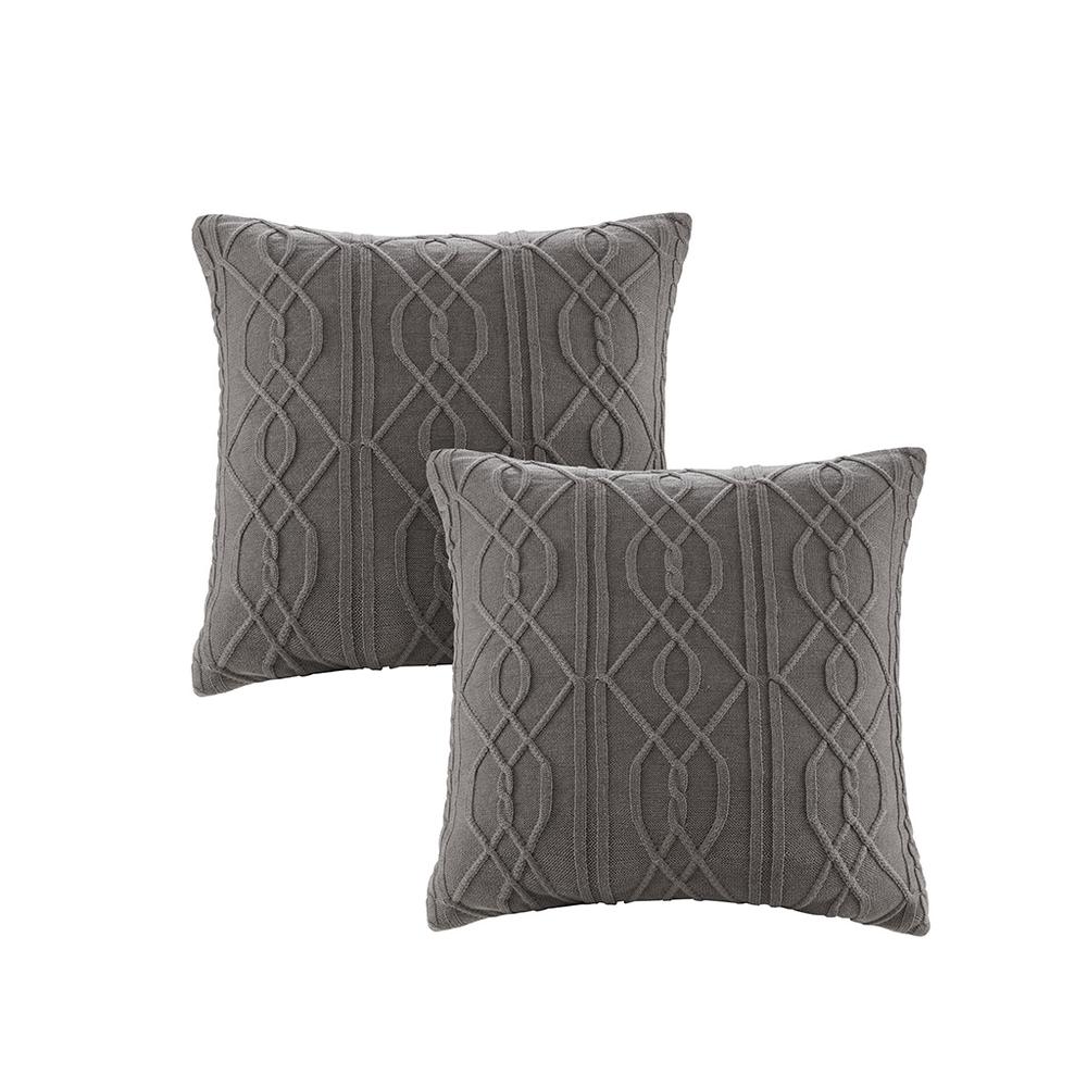 Urban Cabin Cotton Jacquard Comforter Set, Brown color. Picture 1