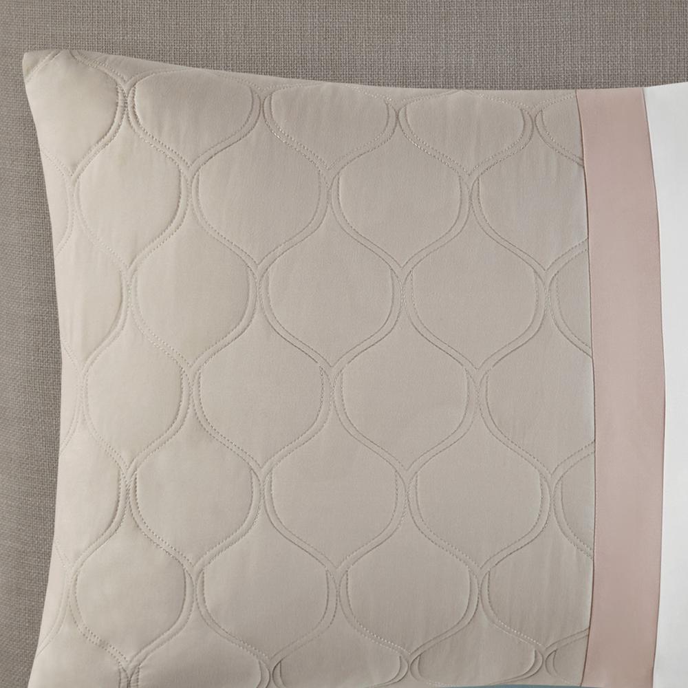Shawnee 8 Piece Comforter Set, Blush color. Picture 2